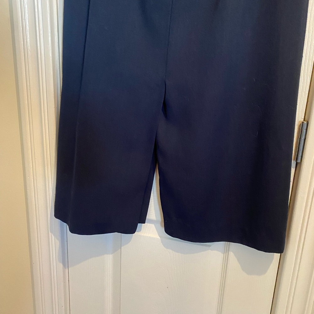 Vintage 90s Lana Lee Navy Rise High Rise Pencil Column Midi Skirt Size 8 - Picture 10 of 12